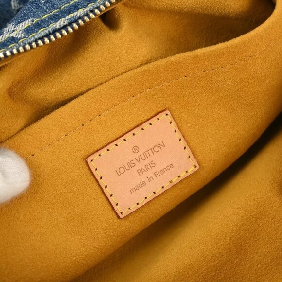 Louis Vuitton Blue Monogram Denim Baggy GM Shoulder Bag - Picture 11 of 11